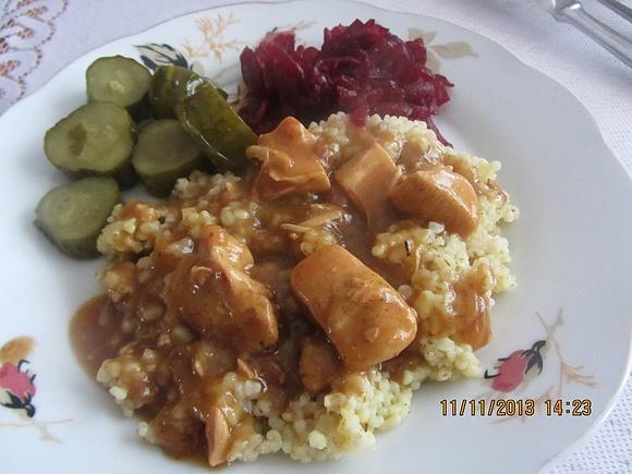Gulasz z piersi kurczaka