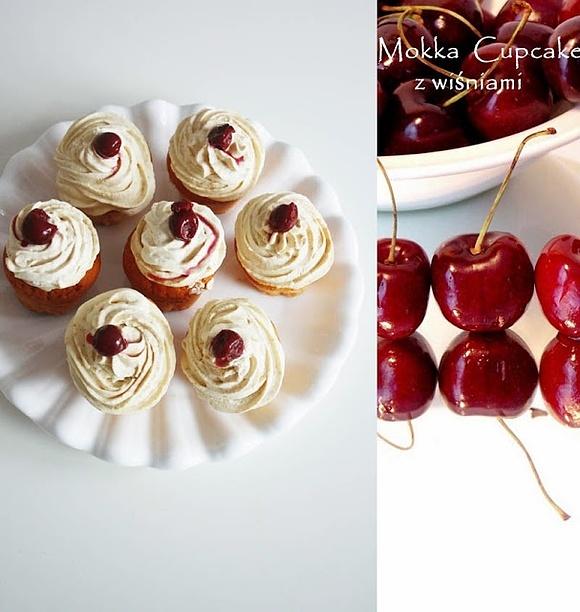 Mokka Cupcakes z wiśniami