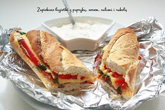 Lunch z bagietką