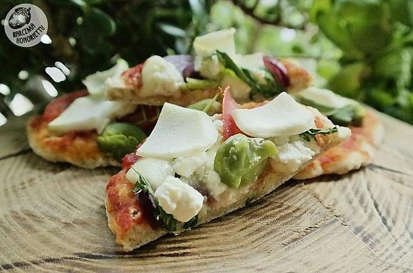 Fit minipizza z płatkami owsianymi