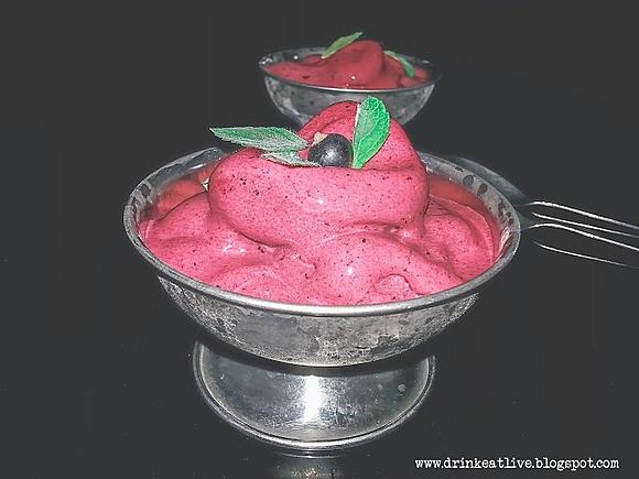 Sorbet z czarnej porzeczki