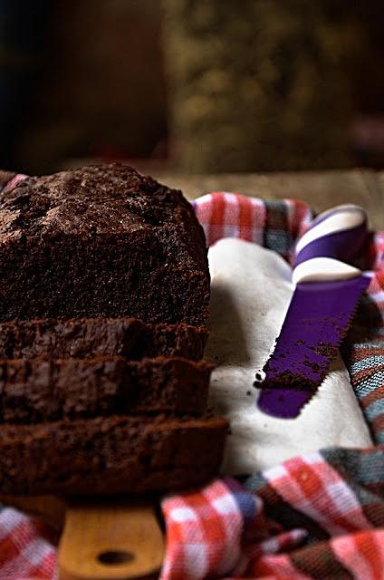 Czekoladowo-kawowe ciasto cukiniowe