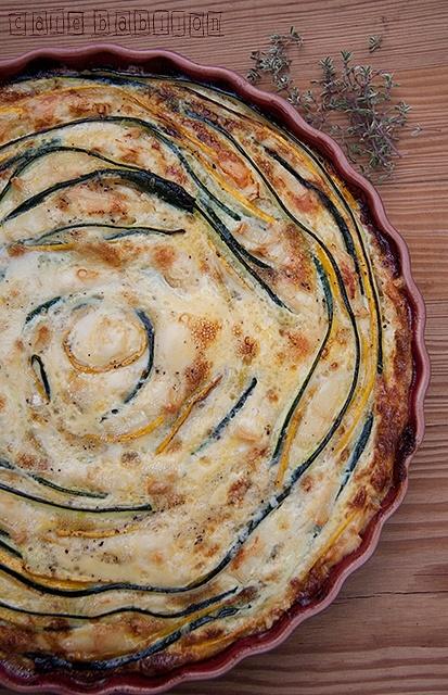 Frittata z cukinią i kozim serem