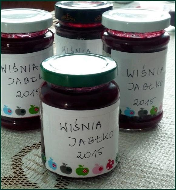 Dżem z wiśni i jabłek — przepisy na sour cherry apple jam