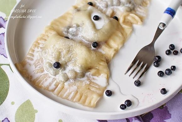 Pierogi z jagodami