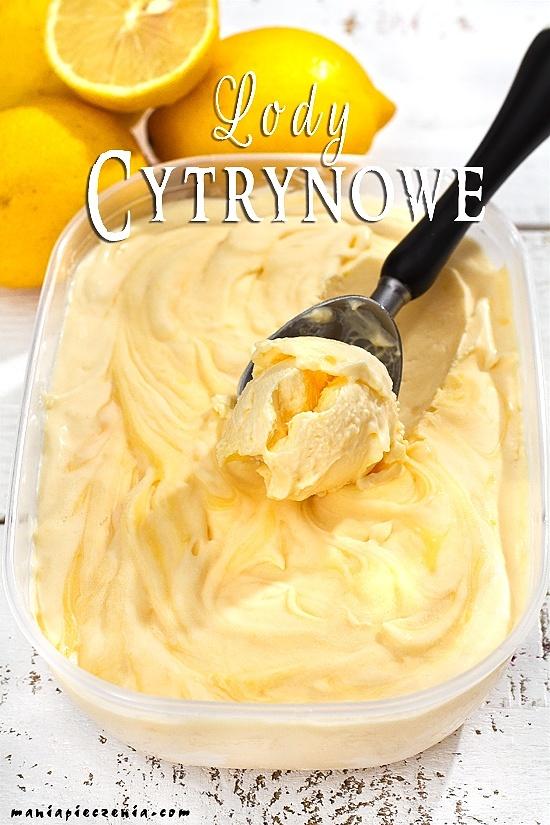 Najlepsze domowe lody cytrynowe bez maszyny