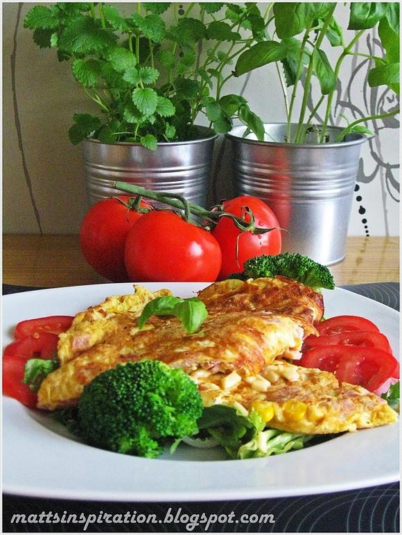Śniadaniowy omlet