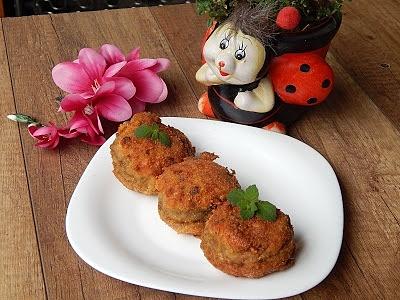 Pieczarki faszerowane