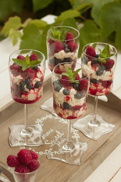 Eton Mess z malinami