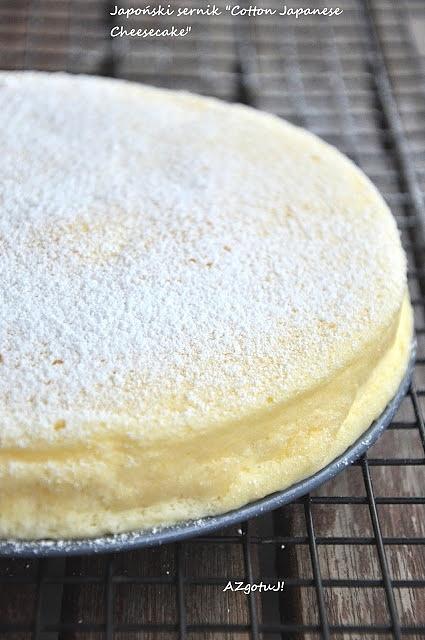 Japoński sernik cotton japanese cheesecake – lekki, delikatny deser