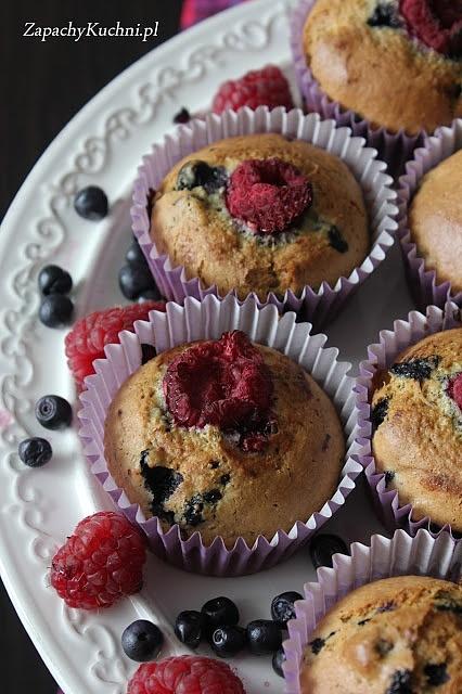 Leśne muffiny pszenno-żytnie