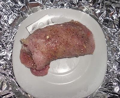 Kotlet schabowy z czosnkiem mocno czosnkowy