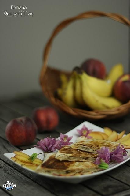 Bananowa quesadillas wegańskie