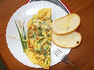Omlet francuski z ziołami