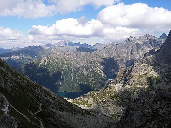 Szpiglasowy wierch 2172 m npm i szpiglasowa przełęcz w tatrach