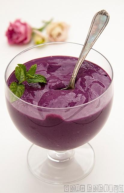 Mus jagodowy z tofu
