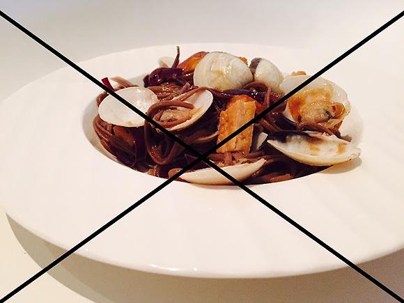 Małże Gelpeixe z makaronem soba – pierwsze podejście