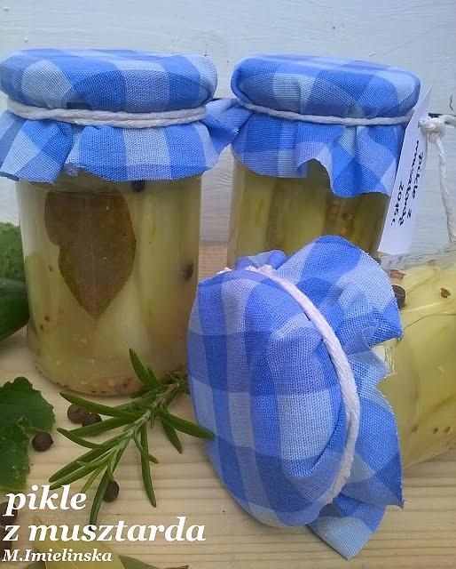 Musztardowe pikle z ogórków