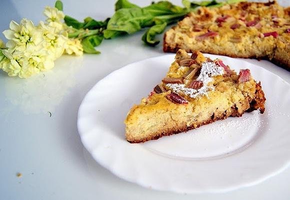 Ciasto z rabarbarem bezglutenowe