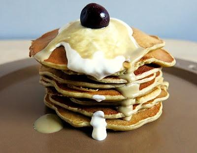 Placki z tahini i bananem