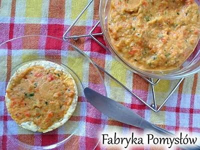 Pasta z cukinii bakłażana i papryki