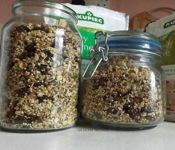Domowe muesli zdrowe bez pieczenia na śniadanie