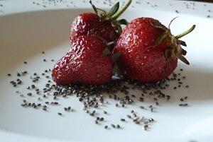 Dżem z nasion chia i owoców bez cukru naturalny zdrowy