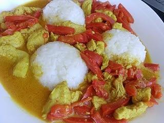 Indyk z pastą curry
