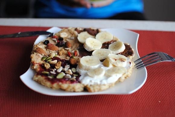 Klasyka omletowo-owsiana na śniadanie