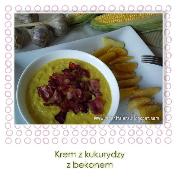 Krem z kukurydzy z bekonem