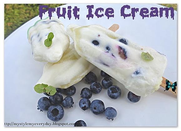 Jogurtowe lody z owocami - Fruit Ice Cream