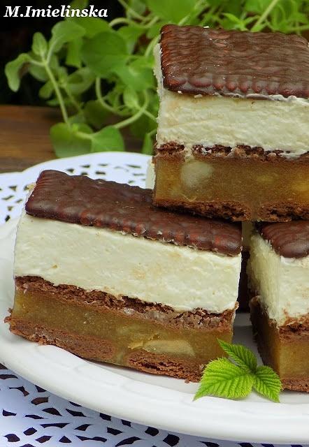 Jabłecznik z mascarpone bez pieczenia