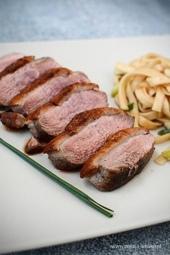 Smażona pierś z kaczki 5 smaków