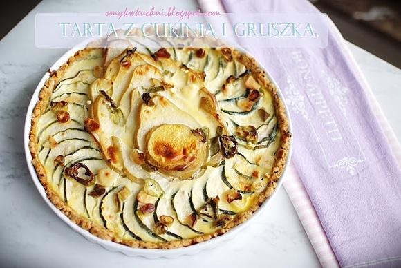 Tarta z gruszką i cukinią z mascarpone