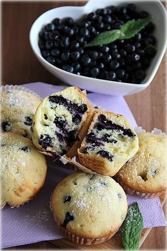 Muffinki z jagodami