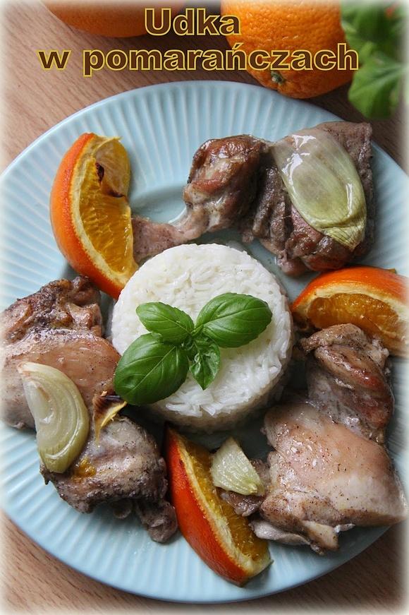 Udka w pomarańczach