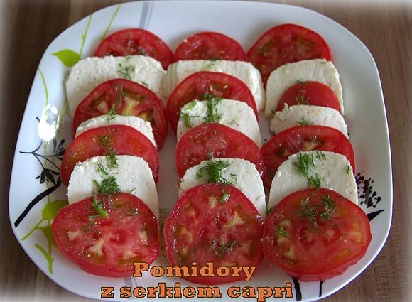Pomidory z serem Capri