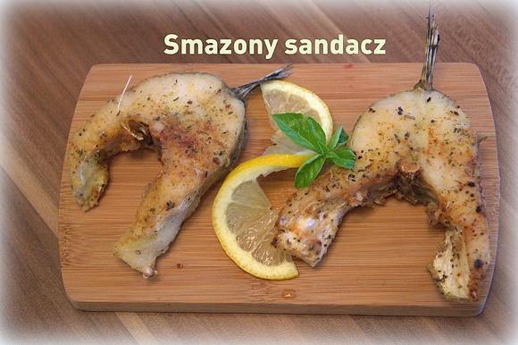 Sandacz smażony