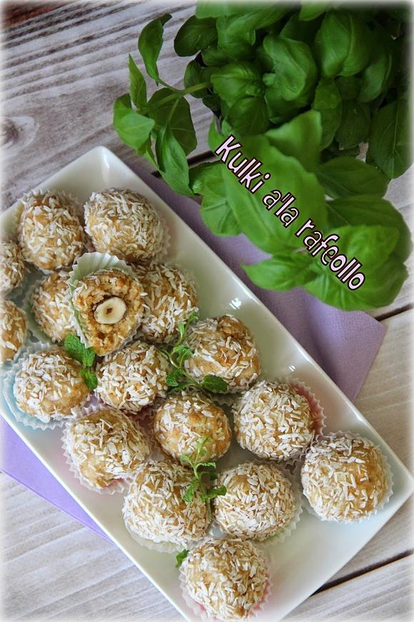 Kulki a'la Raffaello - słodkie pralinki kokosowe