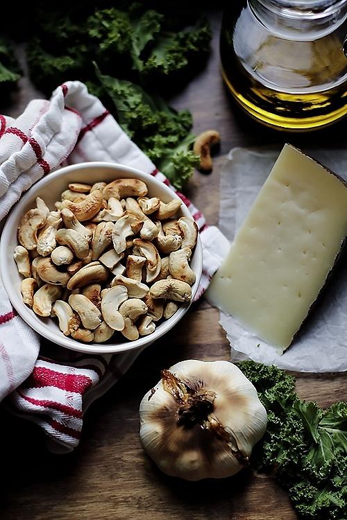 Pesto z jarmużu i orzechów cashew