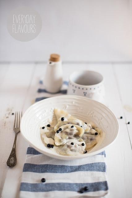 Pierogi z ricottą i jagodami