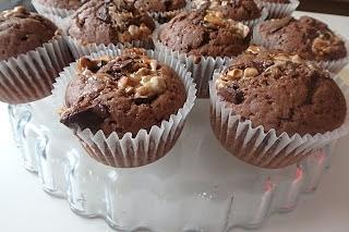 Czekoladowe muffinki ze Snickersem
