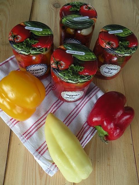 Papryka pasteryzowana w zalewie octowej