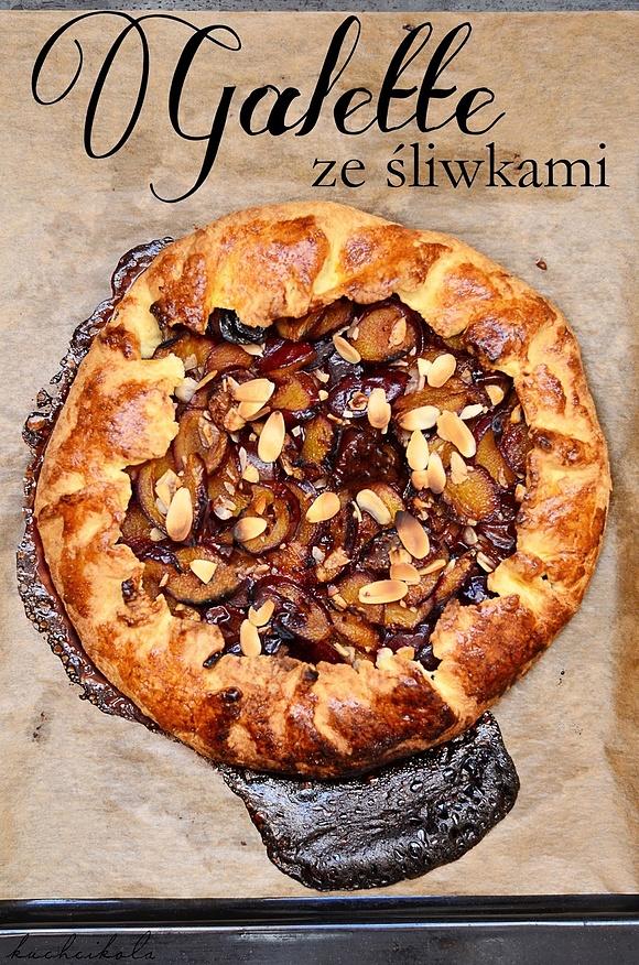 Galette ze śliwkami i kefirem