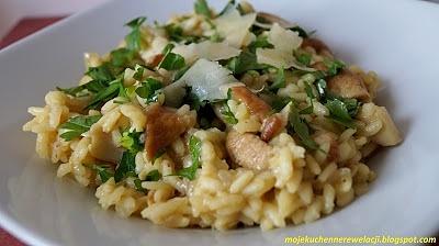 Kremowe risotto z borowikami