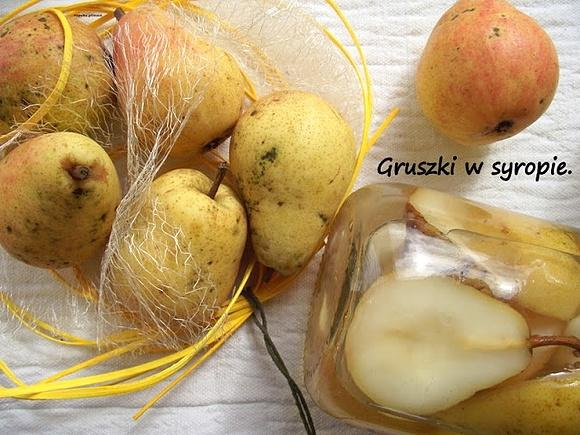 Gruszki w syropie
