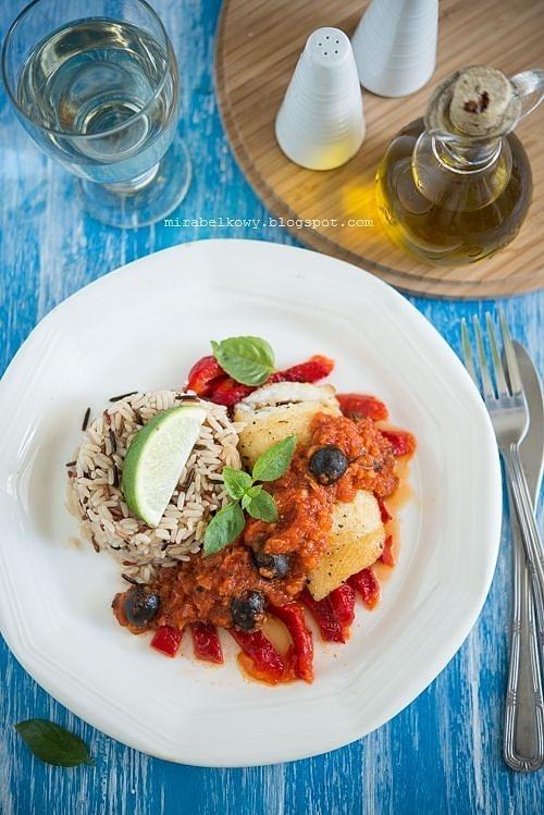 Halibut a la Veracruz