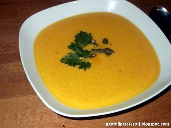 Zupa krem z dyni Hokkaido