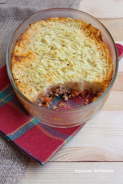 Oszukany shepherd's pie z indykiem i ziemniakami