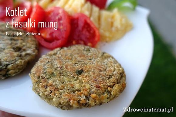 Wegańskie kotlety i burgery z fasolki mung bezglutenowe